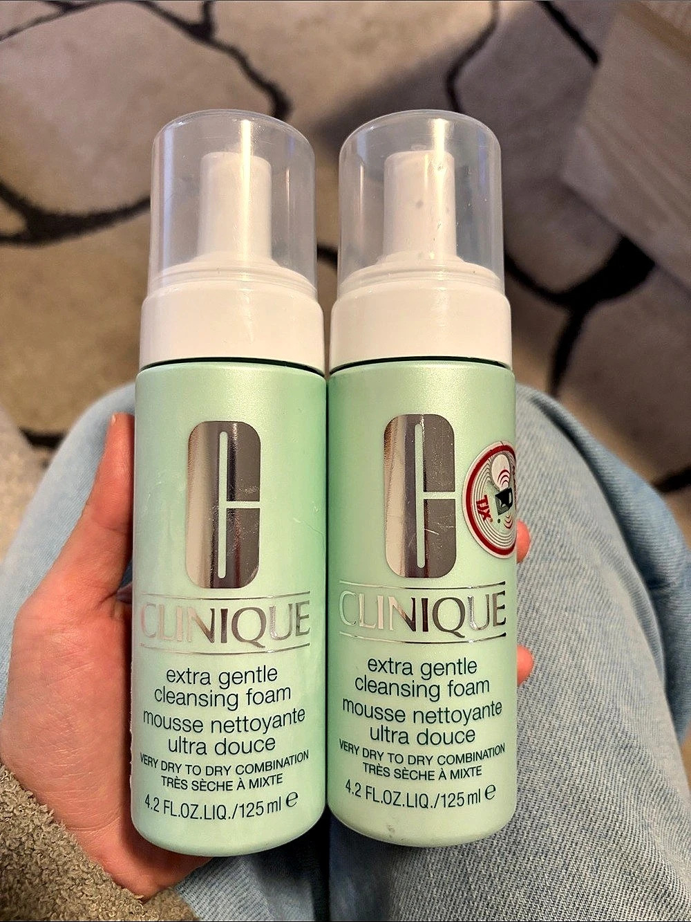 Clinique Extra Gentle Cleansing Foam Facial Cleanser Duo NWT